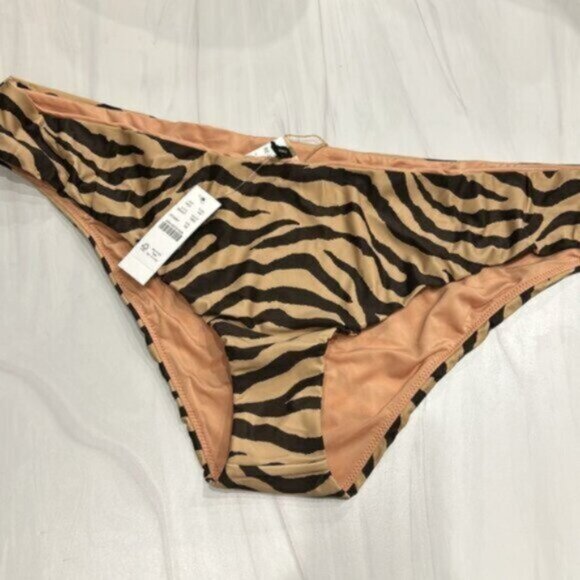 NWT J.Crew Women's Brown Curved-Waist Cheeky Bikini Bottom Size 3X - Picture 6 of 8